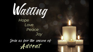 advent a time of waiting